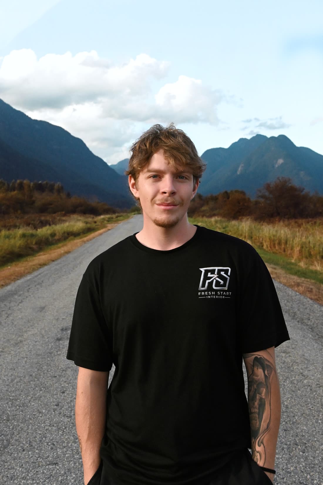 Gabe Smith: the detailer behind FreshStart Interior, in a FreshStart Interior shirt