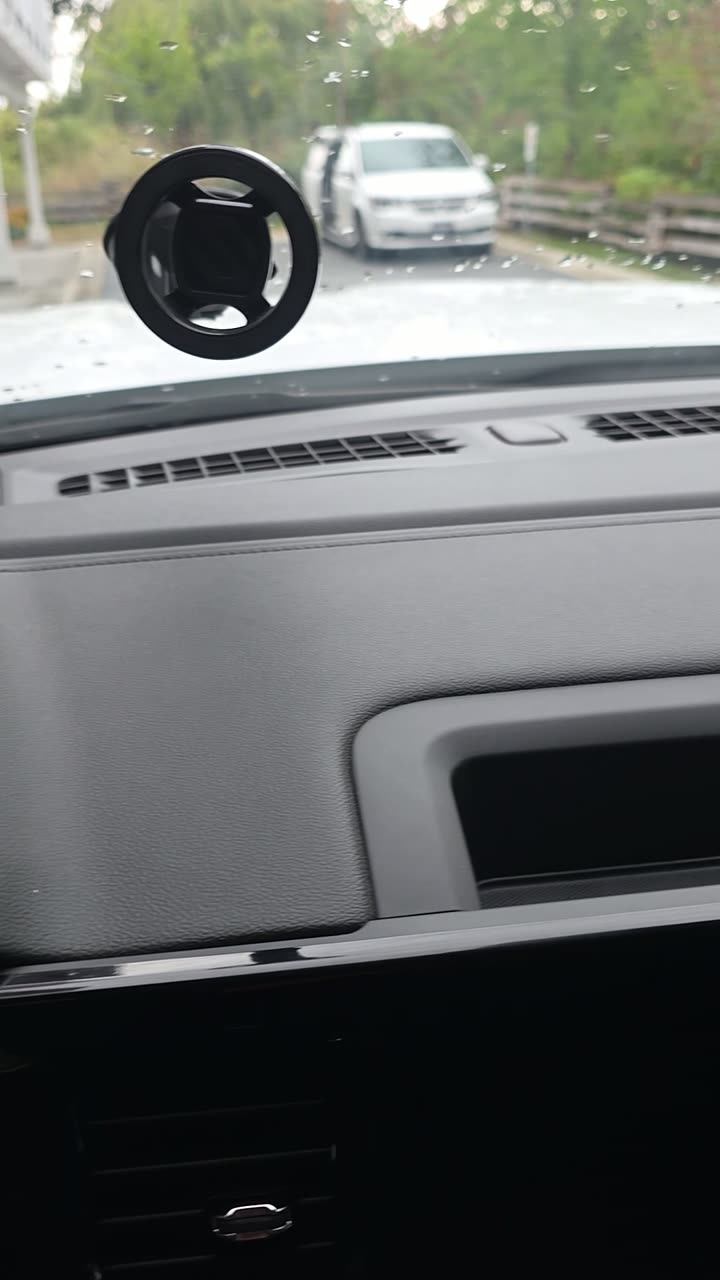 Windows, mirrors and screen: the dash and windscreen seen from inside the cab