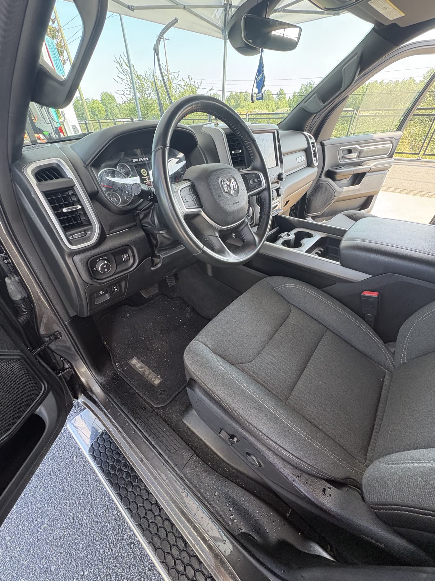 Ram — driver footwell