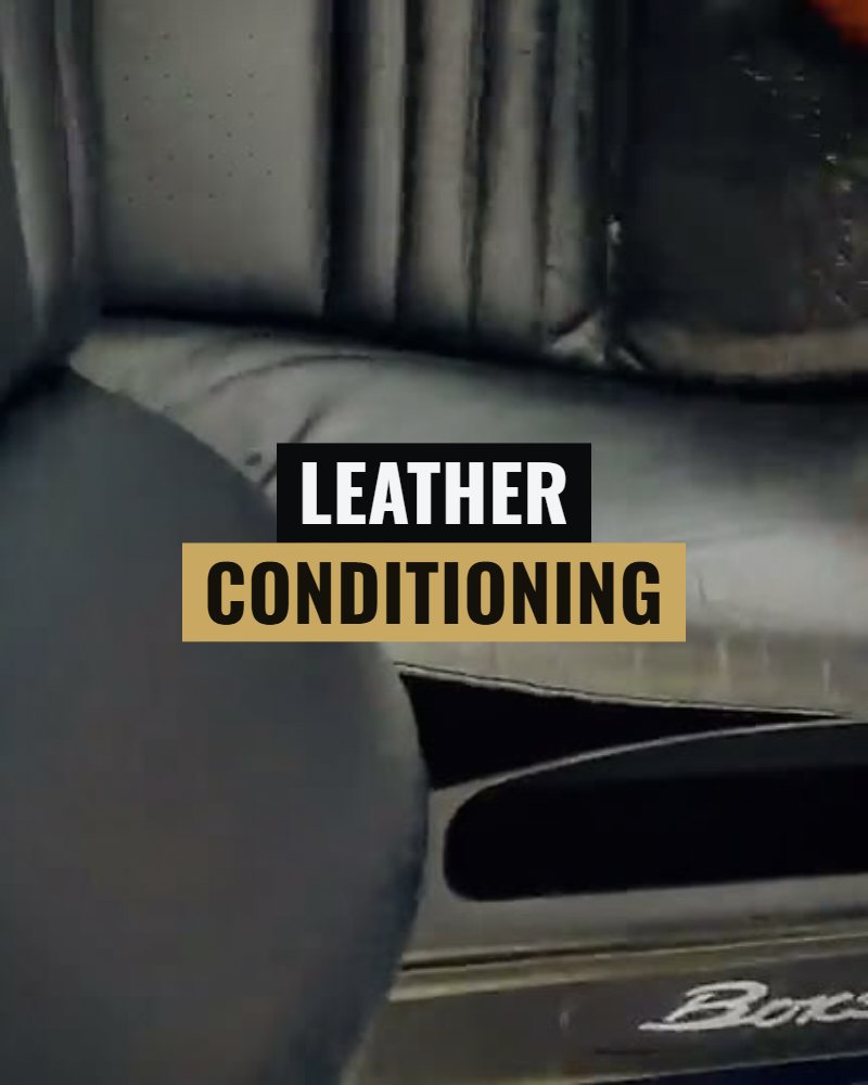 Leather conditioning: leather conditioning